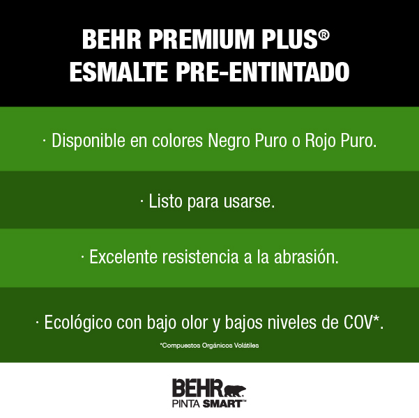 Behr Premium Plus Esmalte Pretintado Home Depot México